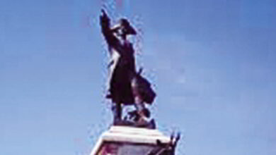 Le maréchal de Rochambeau : quand Washington inaugure à son tour sa statue 13 statue Rochambeau Washington bandeau