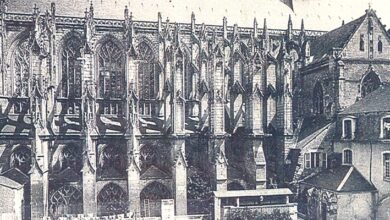 Vendôme, février 1907 : destruction du cloître de la Trinité 16 Trinité