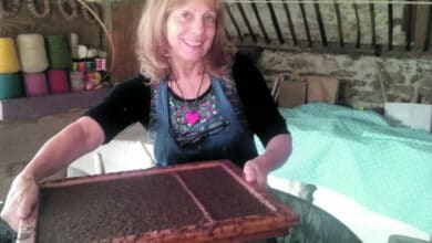 Nouveau : des stages de papier artisanal 20 atelier papier 4 avant