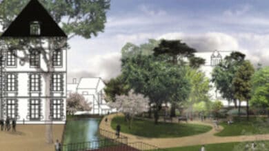 Le parc Ronsard en exposition à la médiathèque 4 parc ronsard amenagement 2 avant