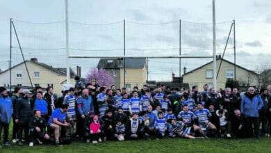 tout le club ou presque sous les poteaux lors de la victoire de vendome le 13 mars dernier avant