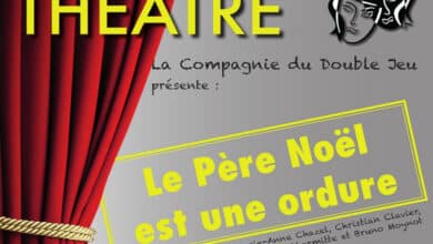 affiche theatre double jeu avant