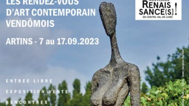 Rendez-vous en 2023 pour la biennale à Artins 13 affiche art contemporain vendomois 2023 annonce 2022 330