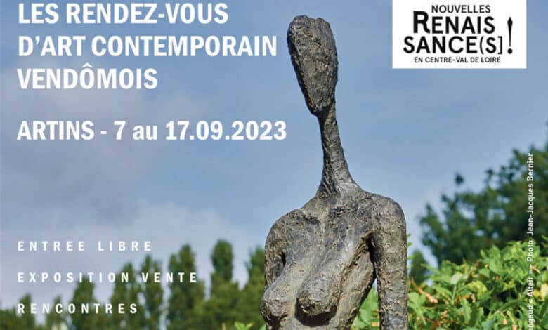affiche art contemporain vendomois 2023 annonce 2022 330