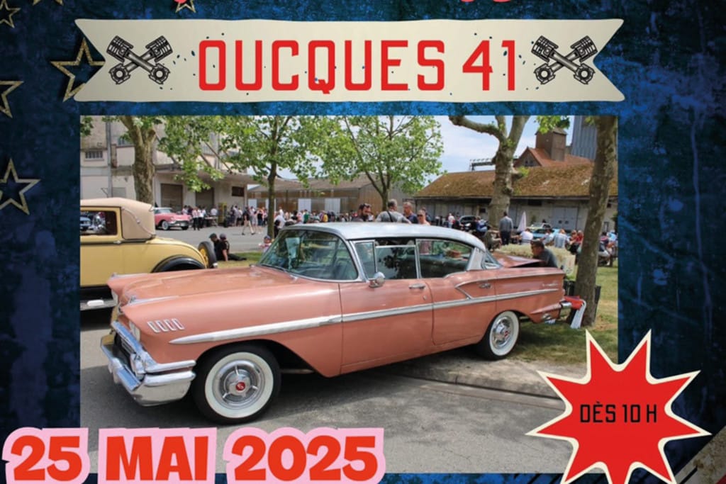 affiche oucques voitures americaines 1