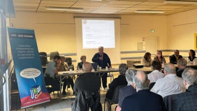 marie therese jubard de lufc que choisir au micro devant un public nombreux 1