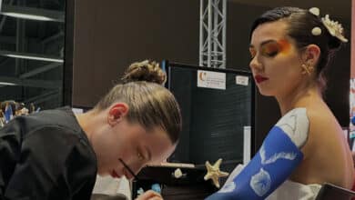 lou ann lors du concours national concentree sur le corps de mahaut 1