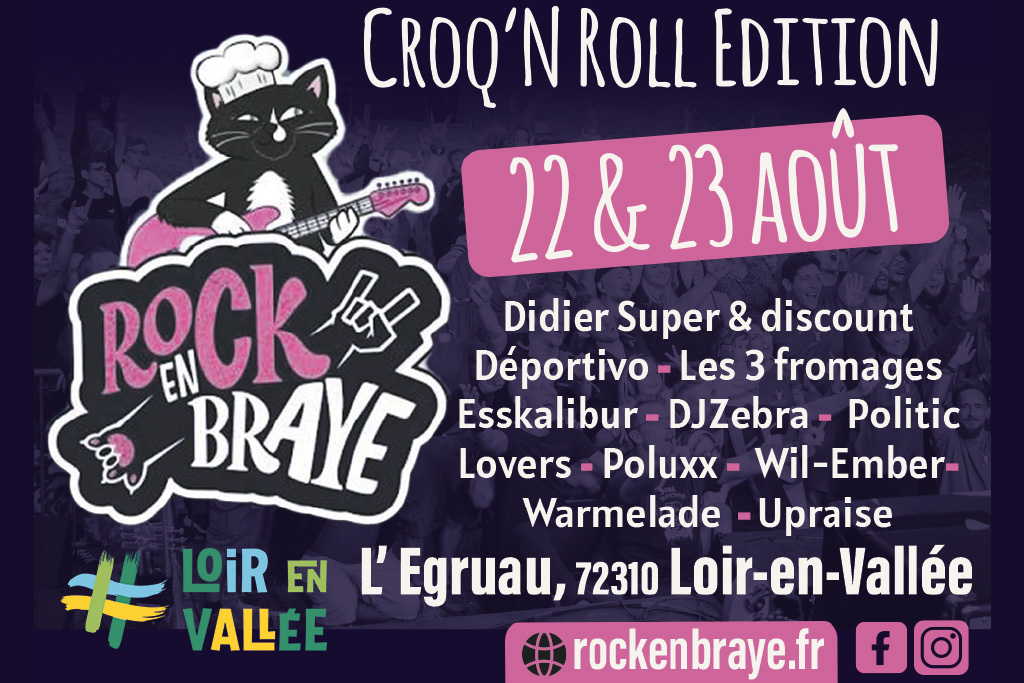Croq’n Roll, festival Rock-en-Braye 1 croq n roll festival rock en braye featured1