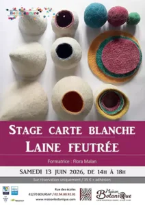 A la Maison Botanique 2 laine feutree carte blanche 1