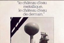 Le château d’eau métallique sphérique de Mondoubleau