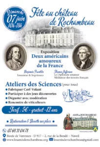 Le 7 juin,
fête au château de Rochambeau 2 rochambeau 77x108 mai 26 2