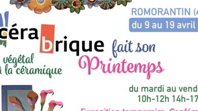 Céra’brique fait son Printemps, du végétal à la céramique 11 Céra’brique ; Musée de Sologne ; Fabrique Normant ; Romorantin