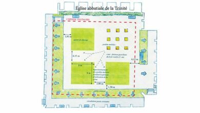 Vendôme : Un nouveau projet pour la cour du Cloître dès cet été. 6 Cloitre nouveau projet