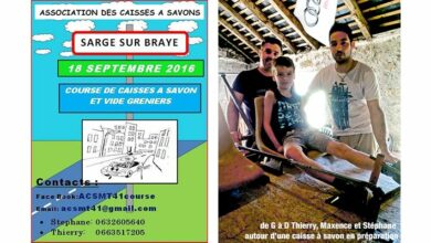1ère course de caisses à savon à Sargé sur Braye 13 Course caisses a savon