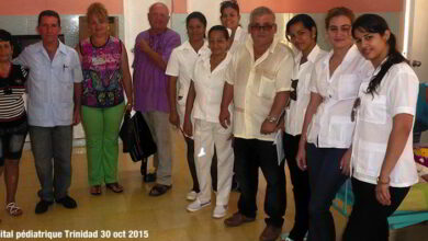 Un pont noué entre Cuba et la France 8 DONATION HOPITAL PEDIATRIQUE TRINIDAD 30 OCT 2015