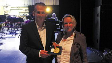 La médaille d'or du Département à Dominique Baran 13 Dominique baran remise medaille