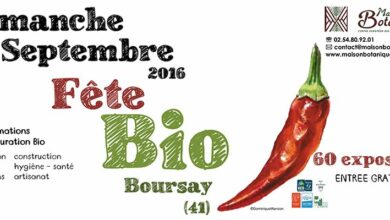 25ème Fête Bio à Boursay : dimanche 11 septembre 21 FeteBioBoursay banniere