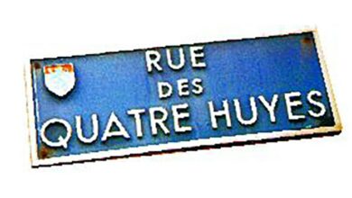 A propos de l’origine du nom de la rue des “ Quatre Huyes ” à Vendôme 2 Quatre Huyes