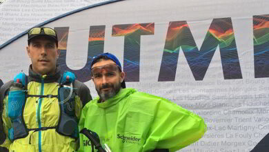 Mont Blanc lors de l’Ultra Trail ; UTMB