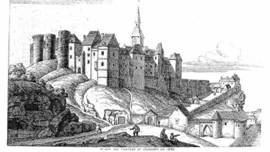 Le passage de Louis XIII à Vendôme 9 VendomeChateau1680