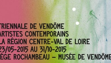 L’art contemporain se pose à Vendôme 1 affiche Triennale de Vendoome bandeau
