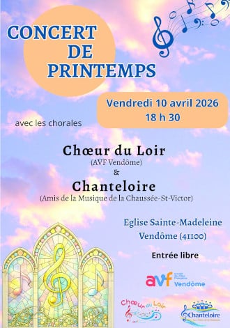 affiche concert chorale 10 avril 1