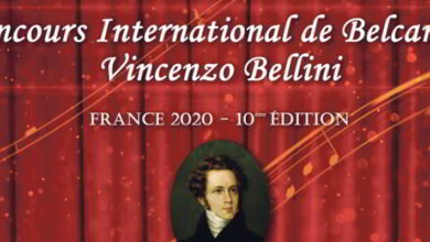 Concours international de Belcanto Vincenzo Bellini 2 affiche concours 2020 belcanto