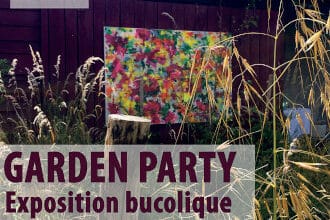Garden Party, exposition bucolique à Boursay 3 affiche garden party avant