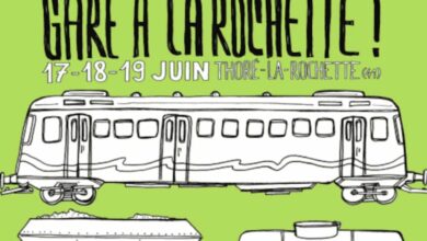 Gare à la Rochette à Thoré-la-Rochette 3 affiche gare a la rochette 2022 avant