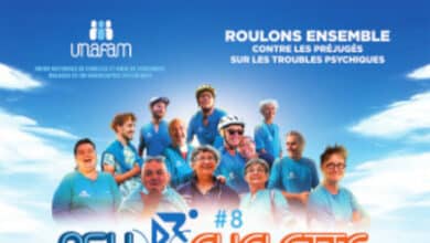 1300 km contre les idées reçues 5 affiche psycyclette avant