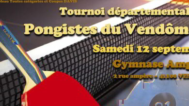 affiche tournoi pongiste bandeau