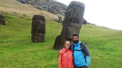 Marine & Axel en Amérique latine... 8 axel et marine ile de paques