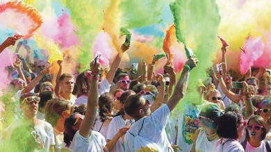 Courir et s’amuser pour la bonne cause 18 color run 1