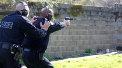 Tir de Police 6 entrainement au tir en binome