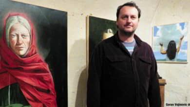 Goran Vojinovic expose à Lavardin 9 expo goran vojinovic devant ste Zenia