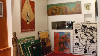 Exposition collective à la Galerie 7 exposition de 14 artistes en cours daccrochage 1