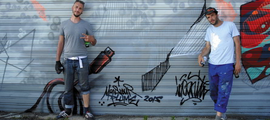 graffeurs inconito et m plume