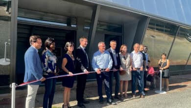 inauguration de la renovation du gymnase 1