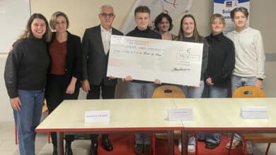 la mdl remet son cheque de 580e a la ligue contre le cancer 1