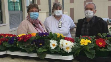 70 fleurs offertes en réconfort 6 la taravelle ehpad les coutis