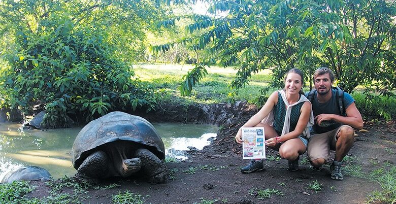 laura et lucas mars avec la tortue