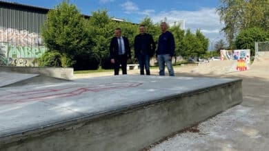 laurent brillard jimmy marcilly et gaetan troullebout devant cette nouvelle structure 1