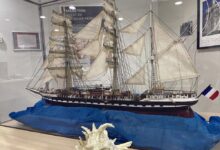 Le Belem amarré à Vendôme