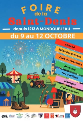 Le chef-lieu de canton du Perche Vendômois, Mondoubleau, fête la Saint-Denis depuis 1213. 2 Le chef-lieu de canton du Perche Vendômois, Mondoubleau, fête la Saint-Denis depuis 1213. Que la fête commence…