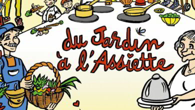 livre du jardin a assiette bandeau