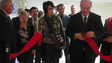 Nouvel espace inauguré à l’Hospitalet de Montoire 5 montoire Hospitalet coupage de ruban petit vendomois