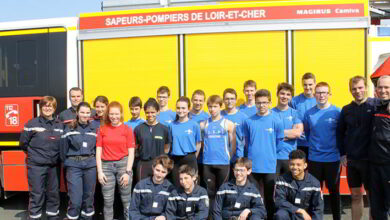 Les pompiers de Vendôme recrutent 18 Jeunes Sapeurs Pompiers ; JSP ; Vendôme