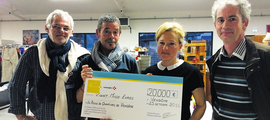 La Régie reçoit une aide de Vinci 1 regie quartier et vinci