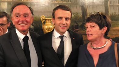 Les invités du Président 9 Rouillac ; macron ; christine rouillac