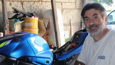 Handi-moto ; Emmanuel Berthereau ; Suzuki